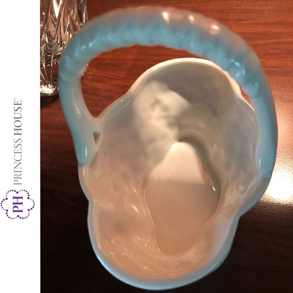 NEW - Vintage Collectable Princess House ”Rose Garland" Porcelain Basket - Picture 2 of 5